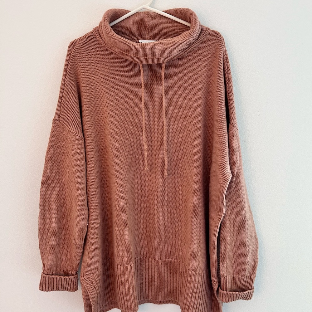 Haven Well Within - Women’s XXL. Tunnel Drawstring Sweater Cotton Relaxed Fit